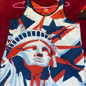 WOMEN'S LIBERTY & JUSTICE SINGLET